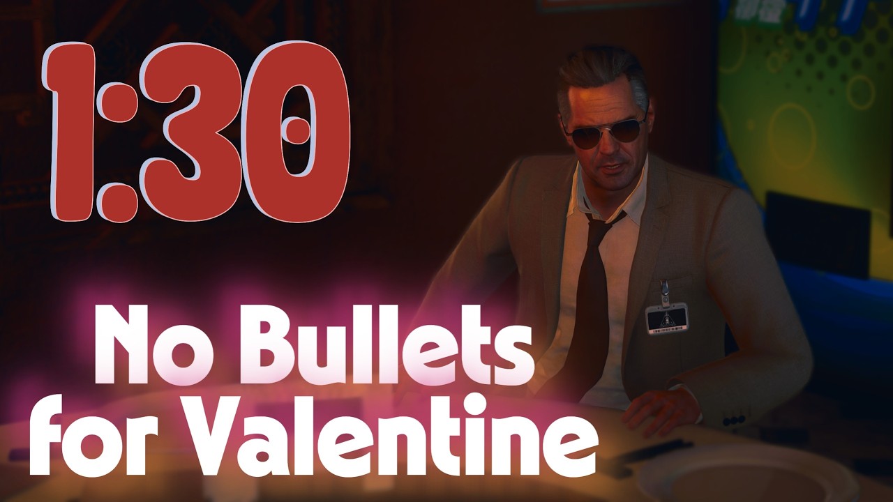 Hitman WOA Featured Contract No Bullets for Valentine 1:30