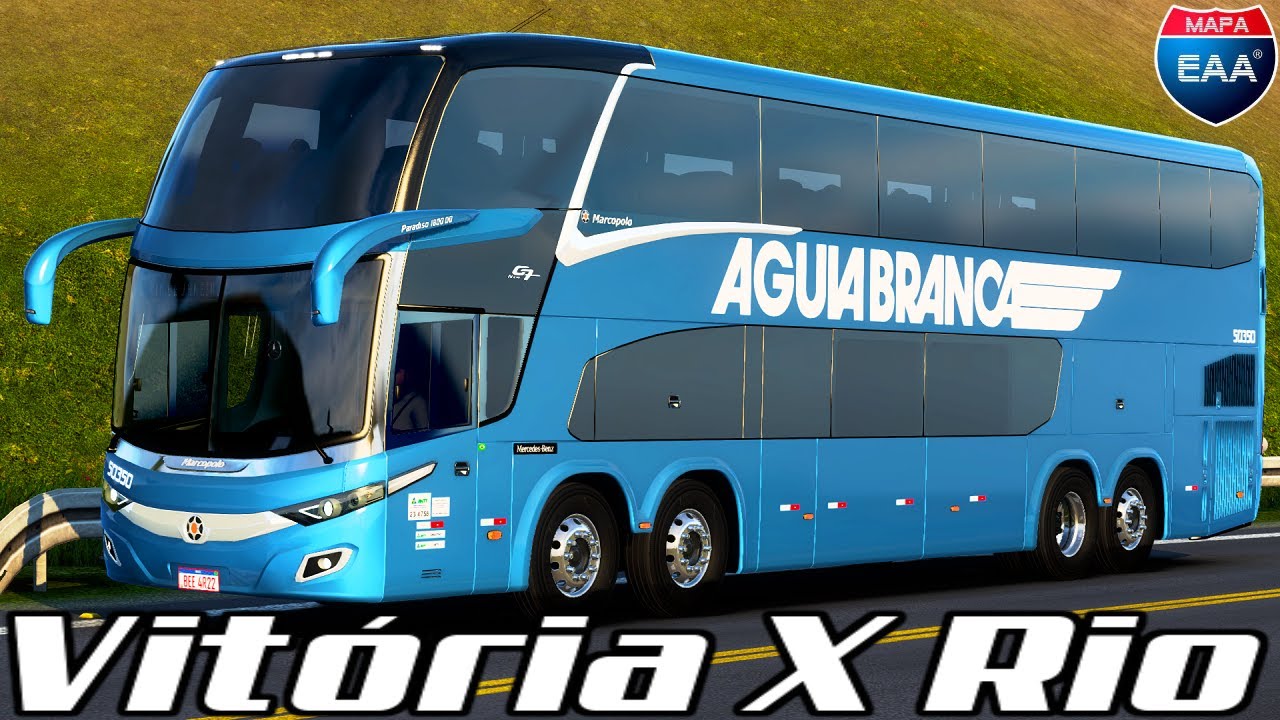 ✅VIAGEM COMPLETA!!! VITÓRIA(ES) X NOVO RIO (RJ) - VIAÇÃO ÁGUIA BRANCA -  🚌 [MAPA EAA 1.42]