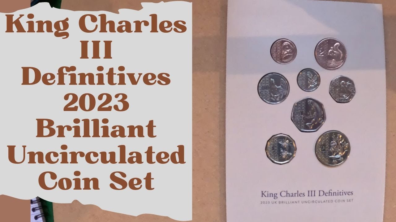 King Charles III Definitives 2023 Brilliant Uncirculated Coin Set