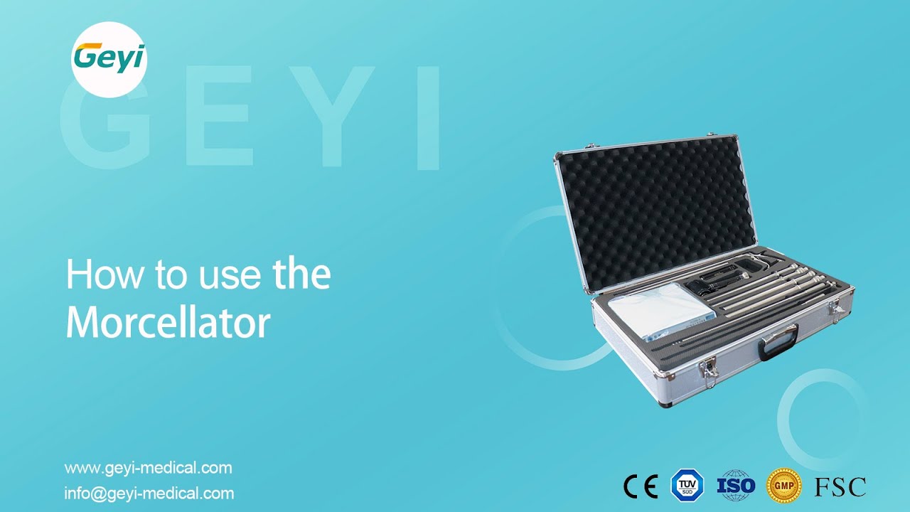 How to use the Morcellator