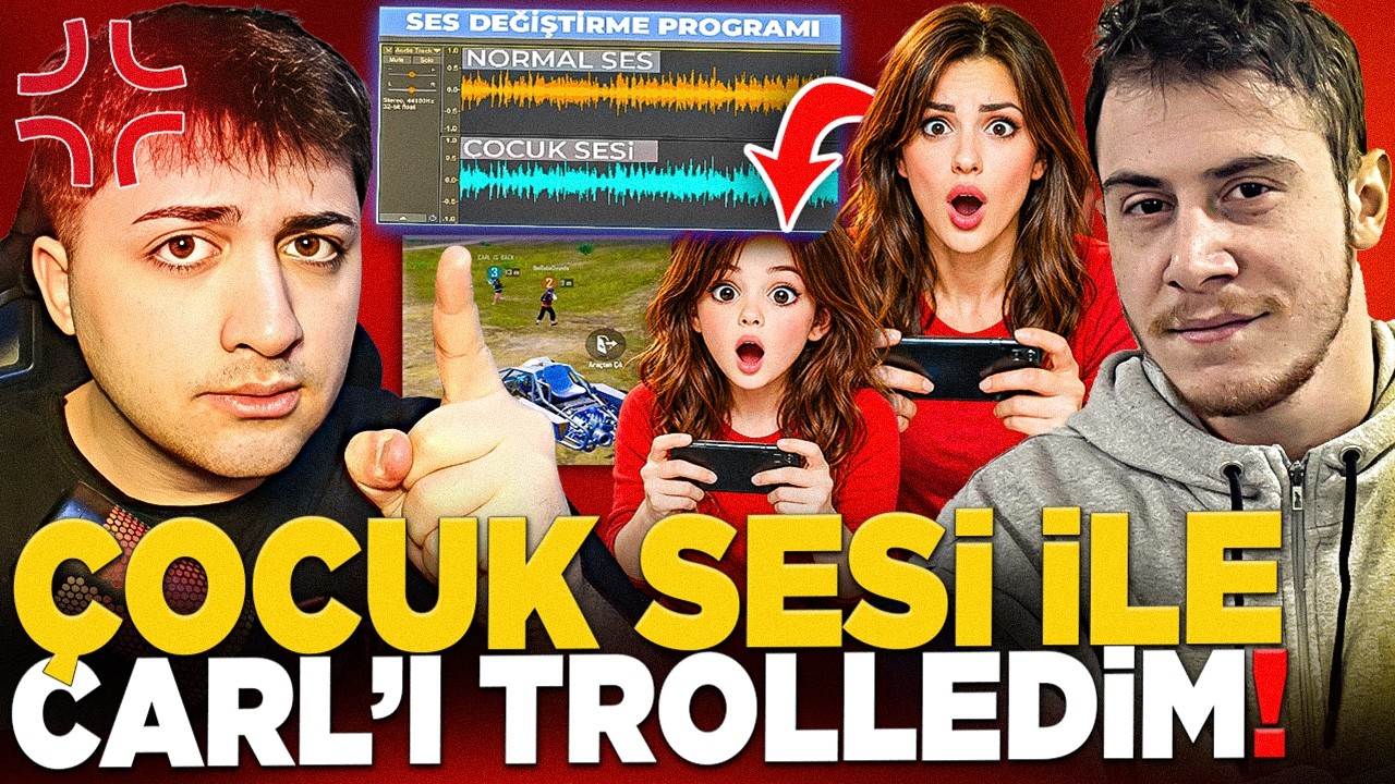 TAKLİT YAPAN KADIN TAKİPÇİM İLE CARL'I TROLLEDİK 😱🤣 (KÜFÜR ETTİ) | PUBG Mobile