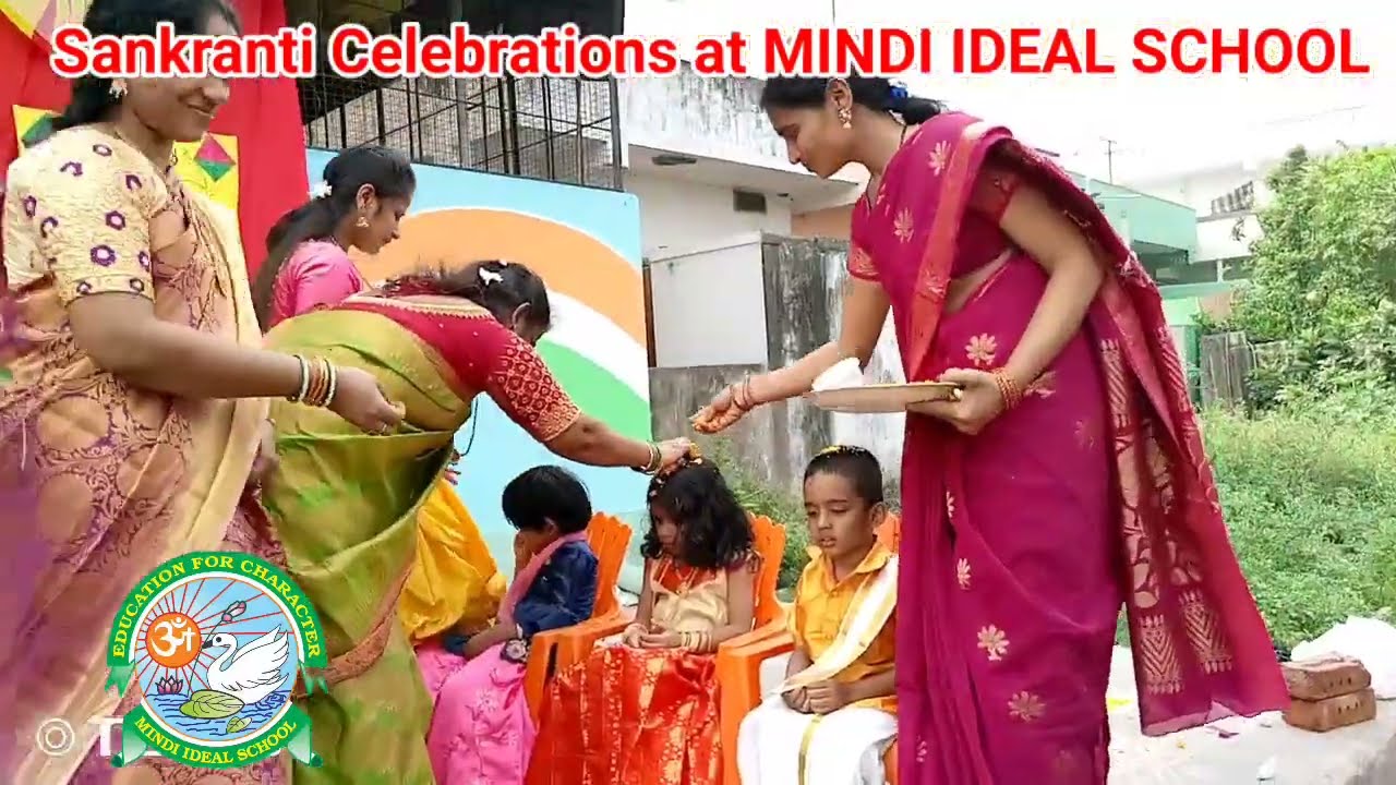 సంక్రాంతి సంబరాలు at Mindi Ideal school
