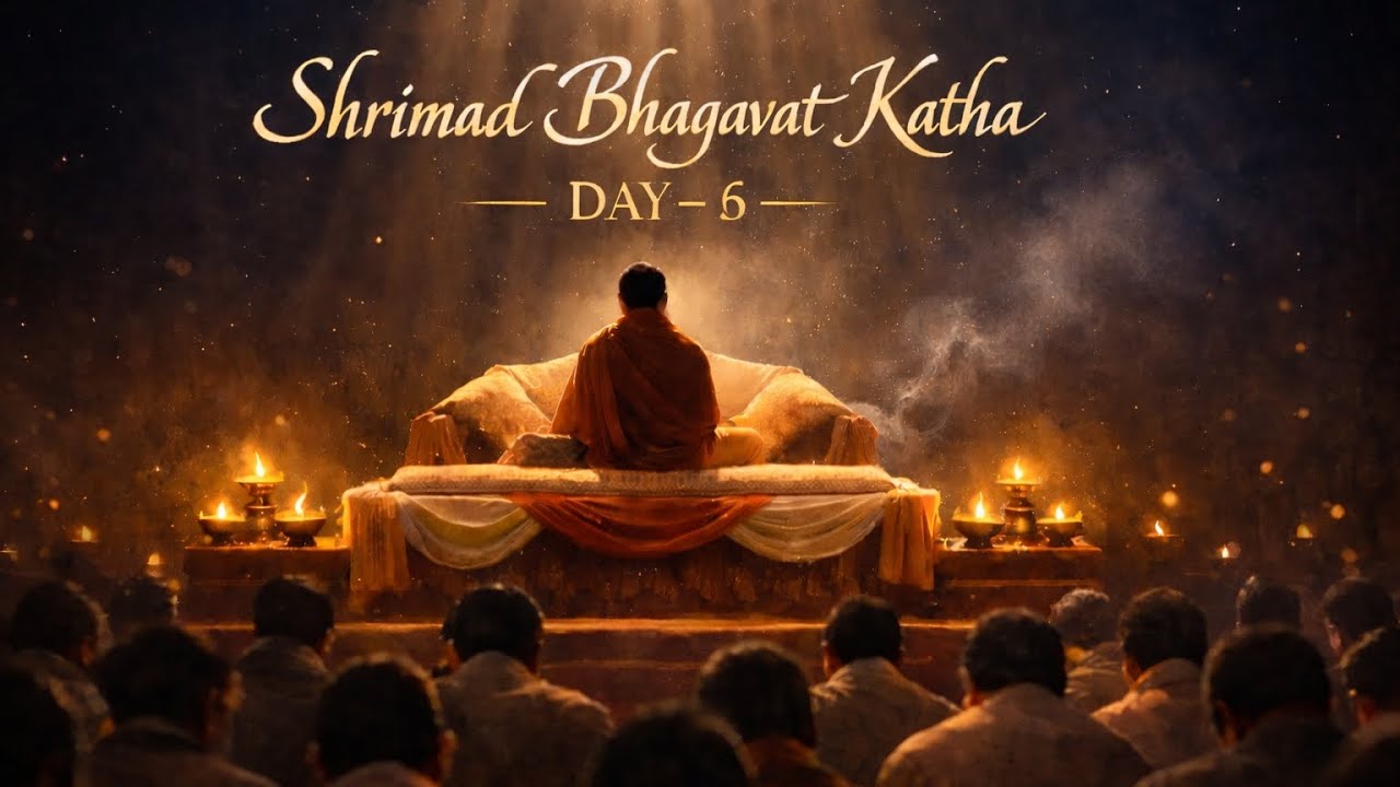 Shrimad Bhagavat Katha | Day 6 | Gyaan Aur Bhakti Ka Milan | Jeevan Ka Santulan