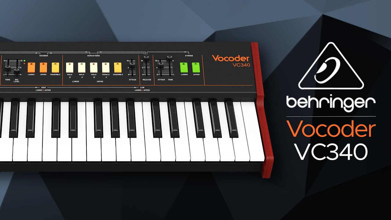 Behringer Vocoder VC340 Sound Demo (Machine Talking)