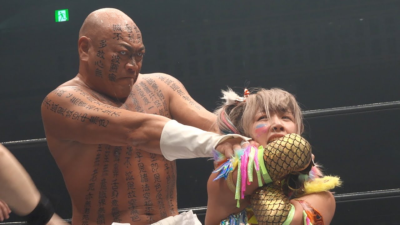 【絶望】38歳女子プロレスラーVS100kg超えレスラー