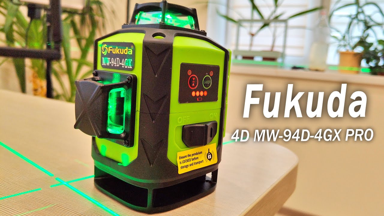 Лазерный уровень Fukuda 4D MW 94D 4GX PRO.  Обзор