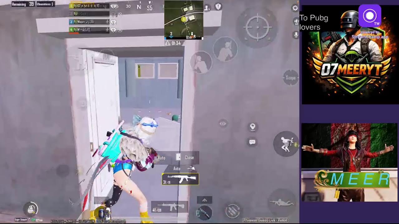 Pubg m hoga Aj tabhi 07MeerYT Live Stream | Full Rush PUBG Gameplay 💥”
