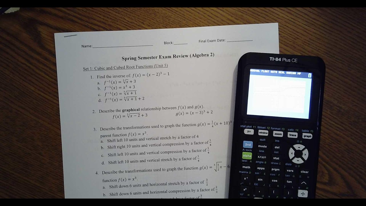 Spring Semester Review #6-10