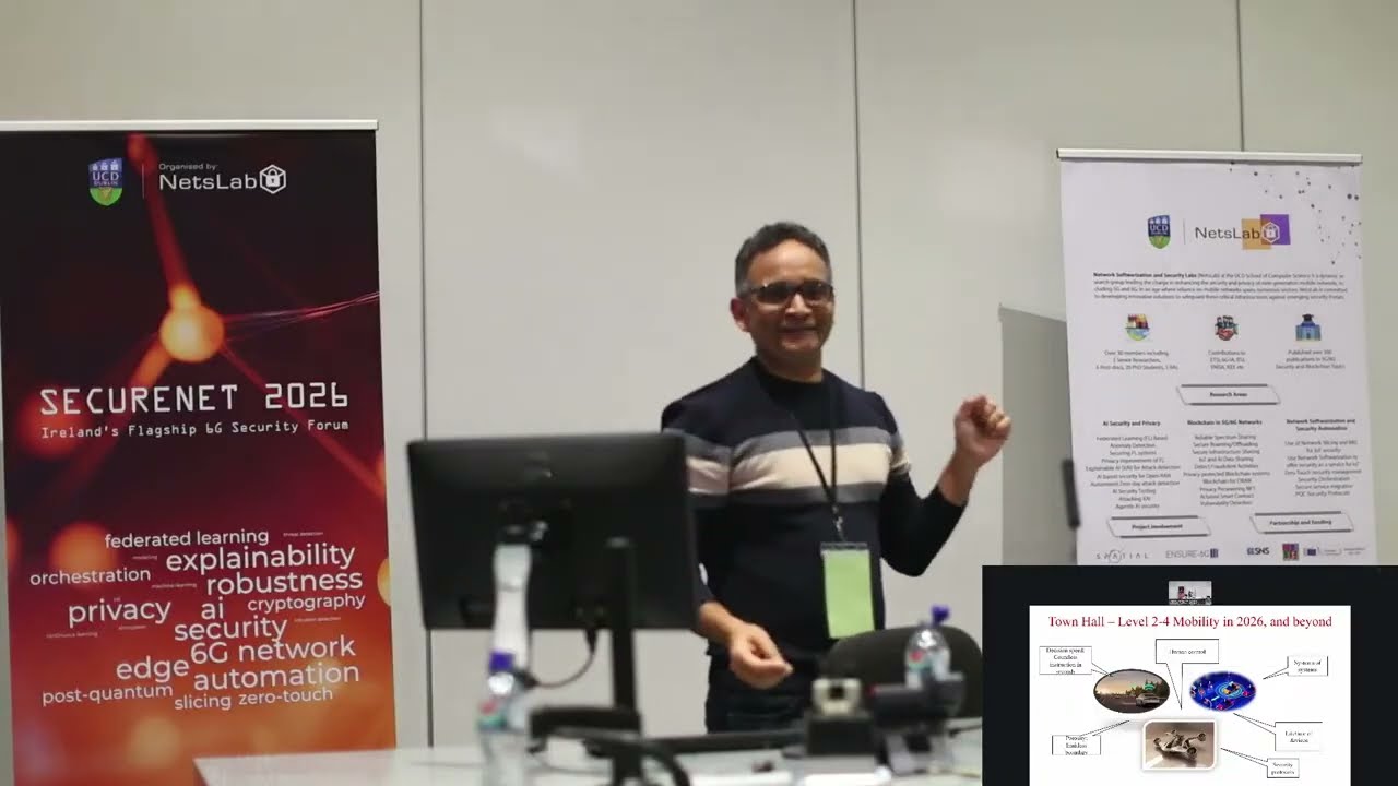 SECURENET 2026 | Security Dynamics in Connected Autonomous Vehicles | Dr. Pardeep Kumar