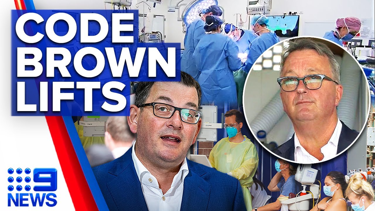 Victoria’s Code Brown to end, elective surgery restrictions to ease | Coronavirus | 9 News Australia