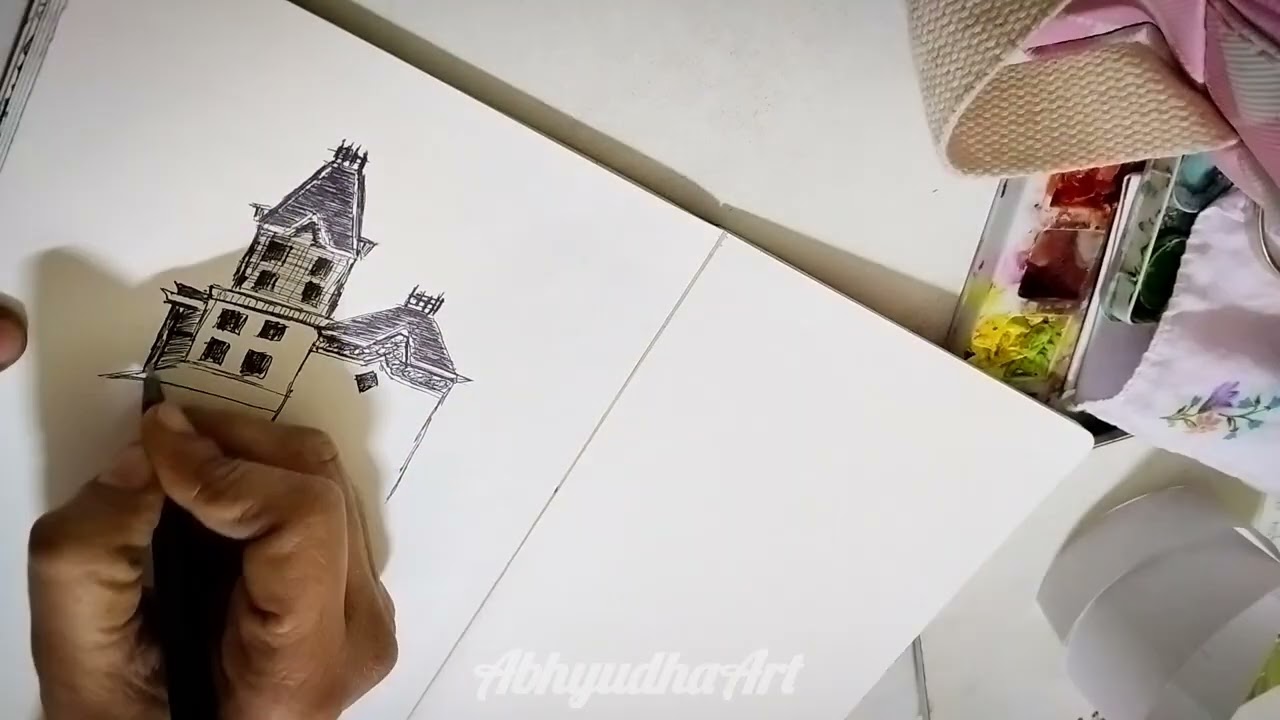Lineart on A5 sketchbook 