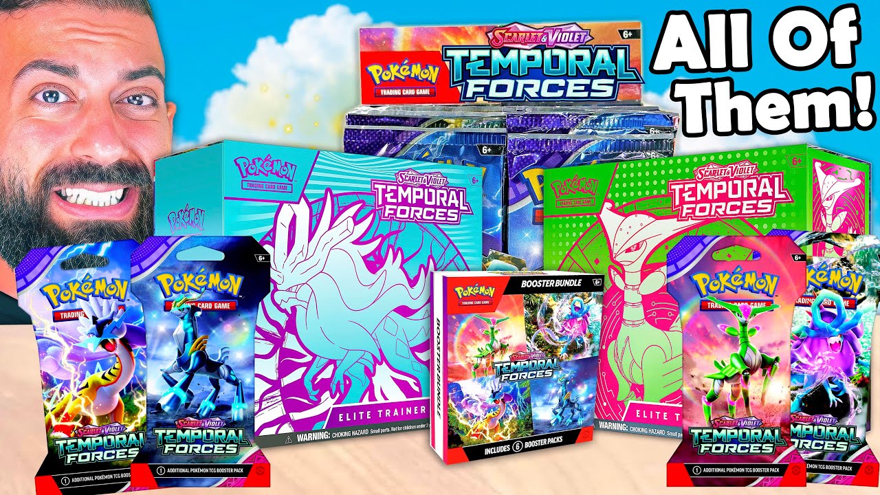 I Opened EVERY New Temporal Forces Pokemon Product!