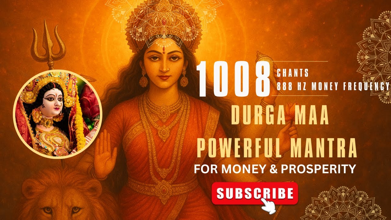 Durga Maa Mantra for Wealth, Prosperity & Success | 888 Hz Frequency |