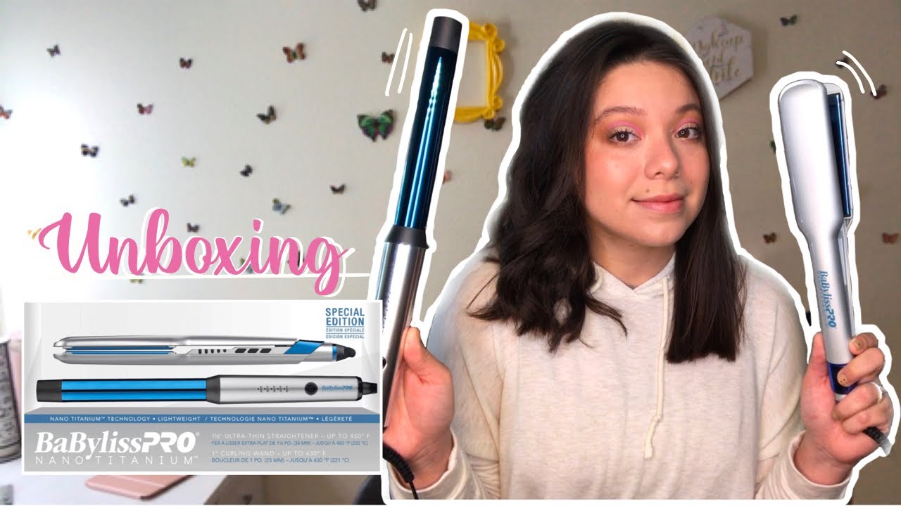 REALMENTE VALE LA PENA PLANCHA BABYLISS NANO TITANIUM. UNBOXING | Saleira Dehara