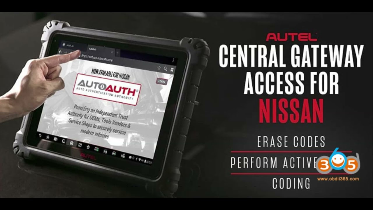 Autel Ultra MS909 Nissan Security Gateway Доступ через AutoAuth!!!