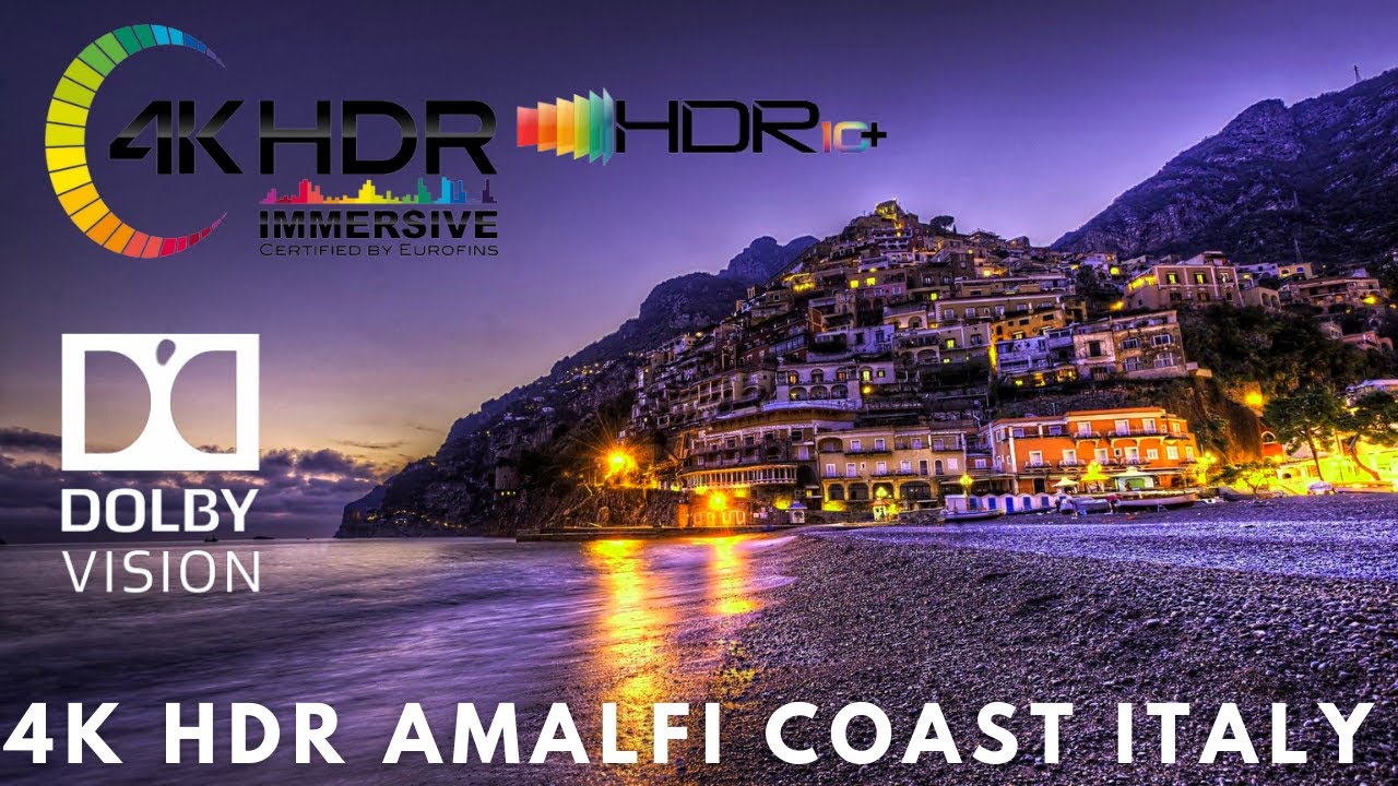 AMALFI COAST, ITALY IN 4K HDR 60FPS by Drone - Positano,  Italy's Amalfi Coast IN 4K HDR 60FPS