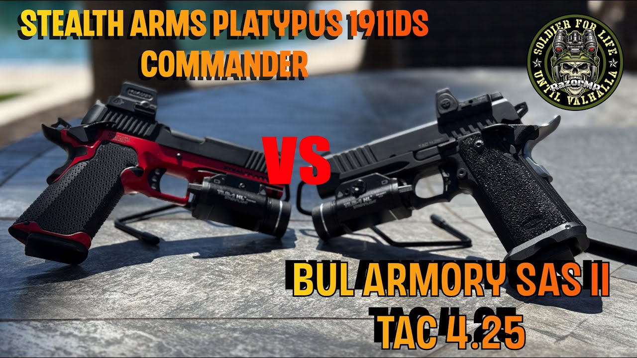 Stealth Arms Platypus против Bul Armory SAS II Tac 4.25