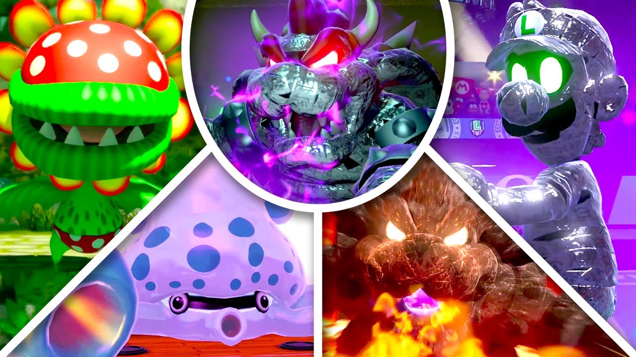 Mario Tennis Aces - All Bosses Gameplay! (Nintendo Switch)