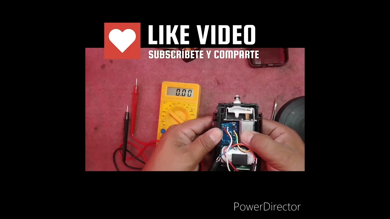 reparando falla en shaver wahl