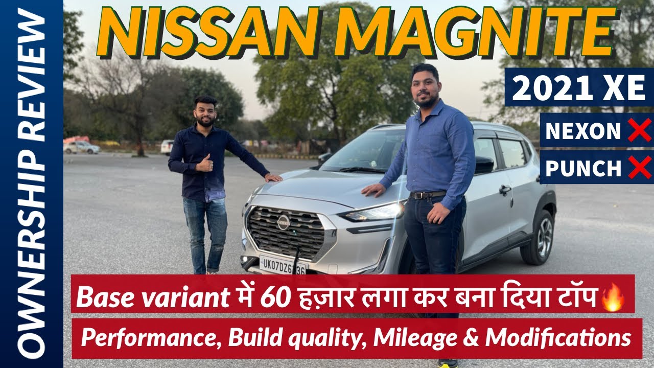 Nissan MAGNITE  OWNERSHIP review XE Base to top model in ₹60,000 Modifications 🔥Auto Journal India