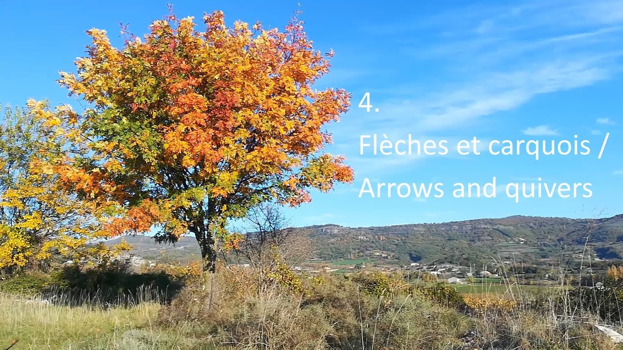 4.  Flèches et carquois / Arrows and quivers