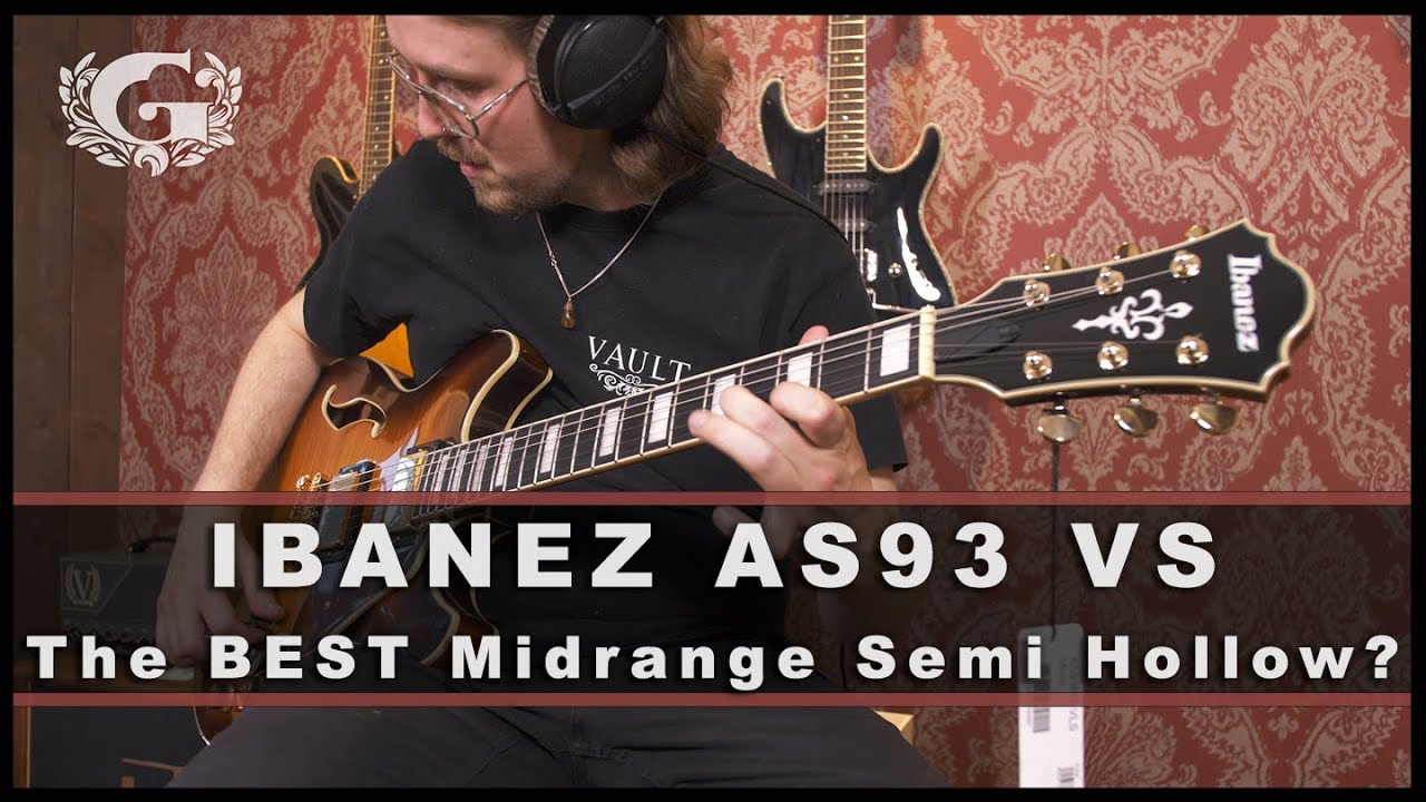Ibanez AS93 Violin Sunburst // The Best Midrange Semi Hollow?