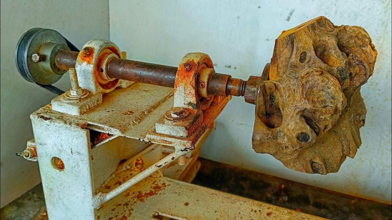 ⭕2024 Haruskah Ganti Yang Baru,,? Cara Kerja Mesin Rakitan - Bubut kayu