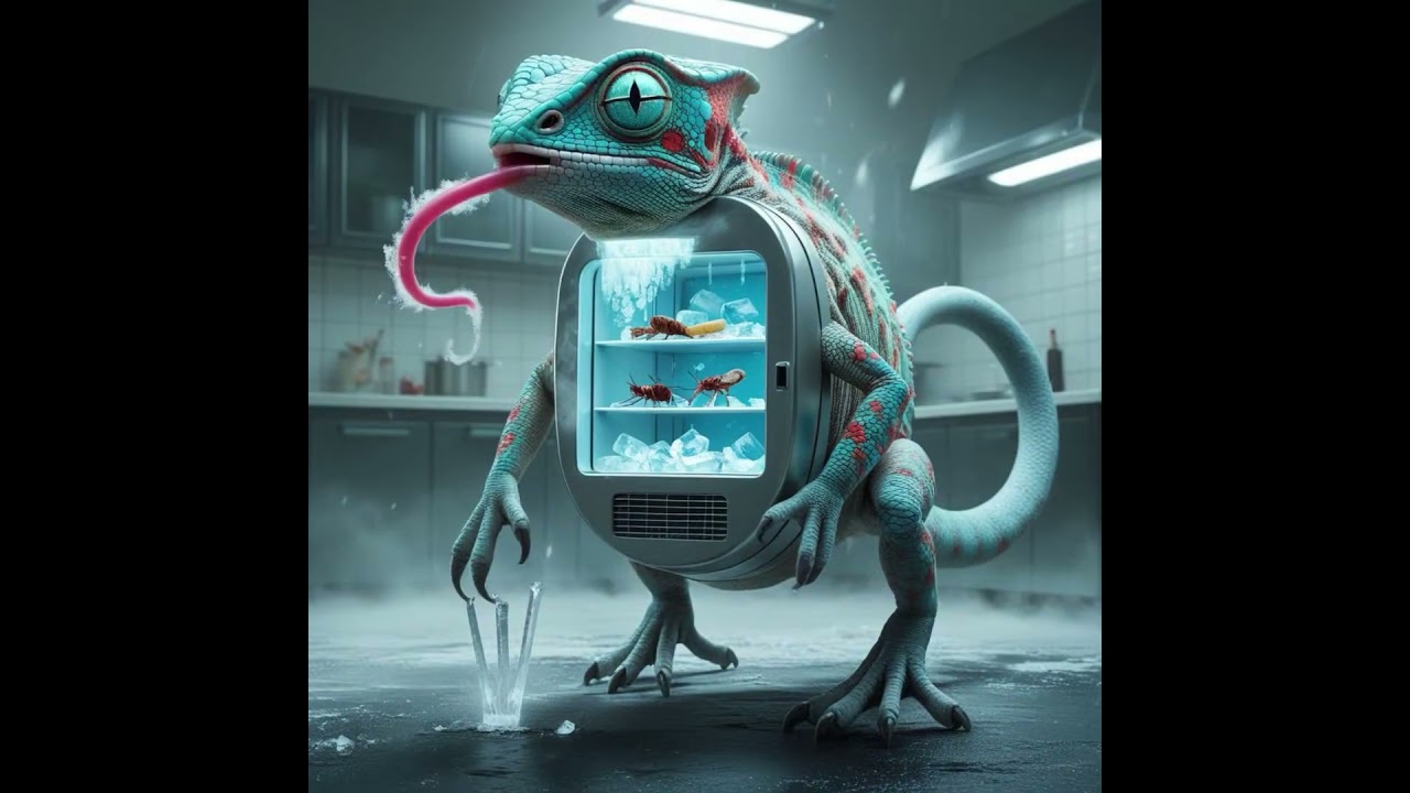 Chameleonator Refriginator🦎#memer #brainrot #ai #viral #foru #tripitropitropatripa #lirililarila