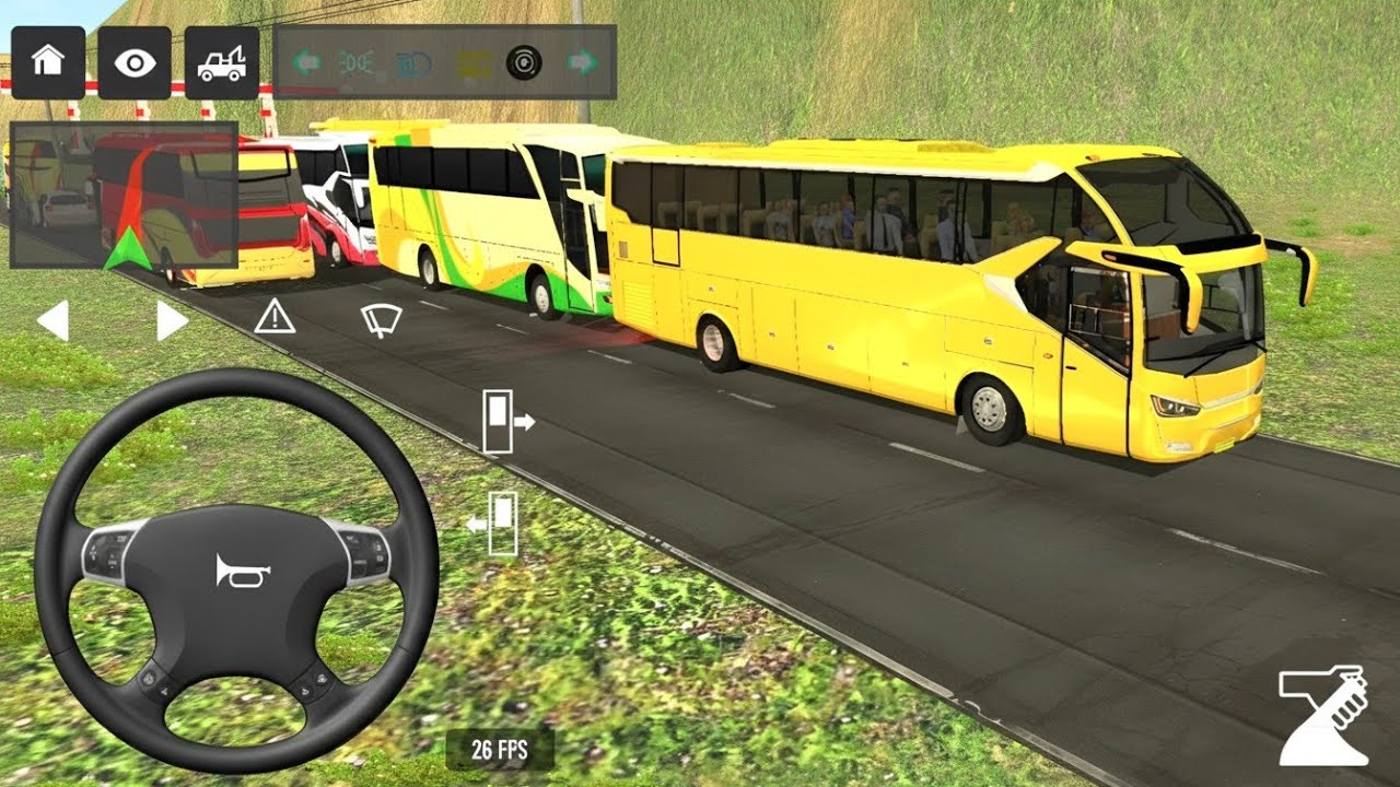 BUS SIMULATOR INDONESIA | Luxury Bus 🚍 Driving 👨‍✈️ | New Euro Coach Bus | Android Gameplay Bus 2024
