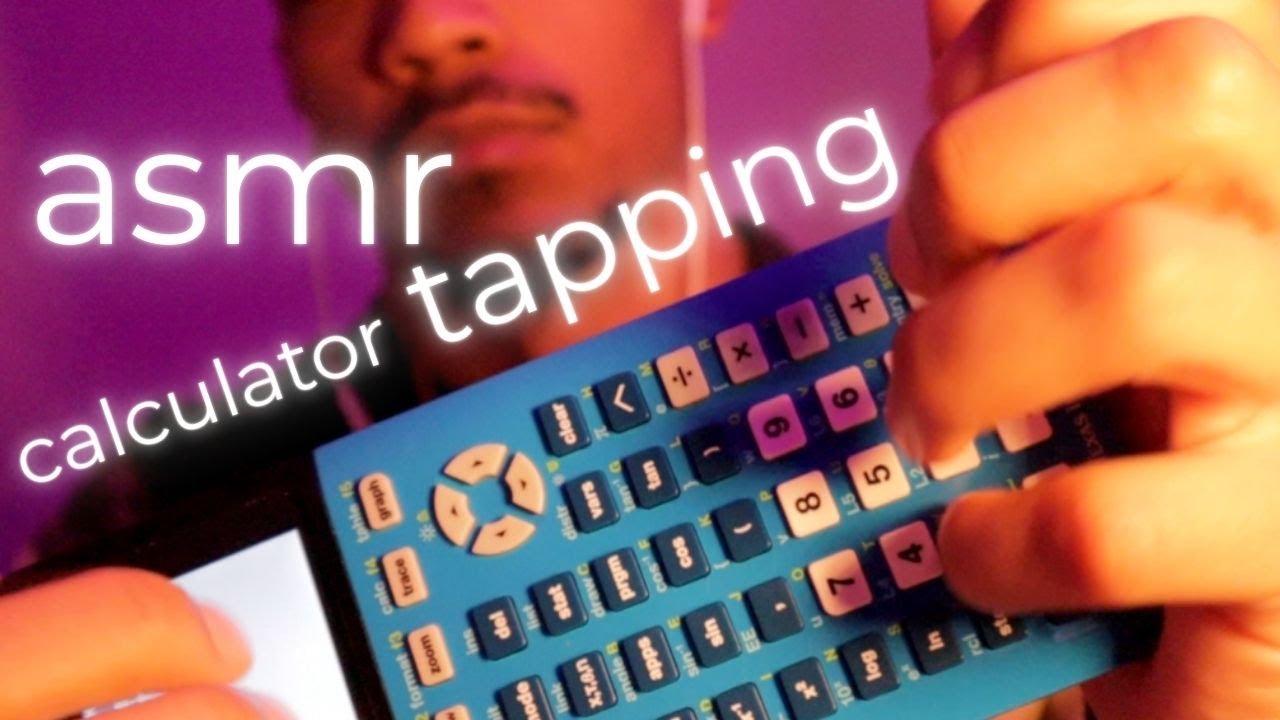ASMR Calculator Tapping Sounds for Sleep 😴✨ Tapping, Clicking, & Sliding!!