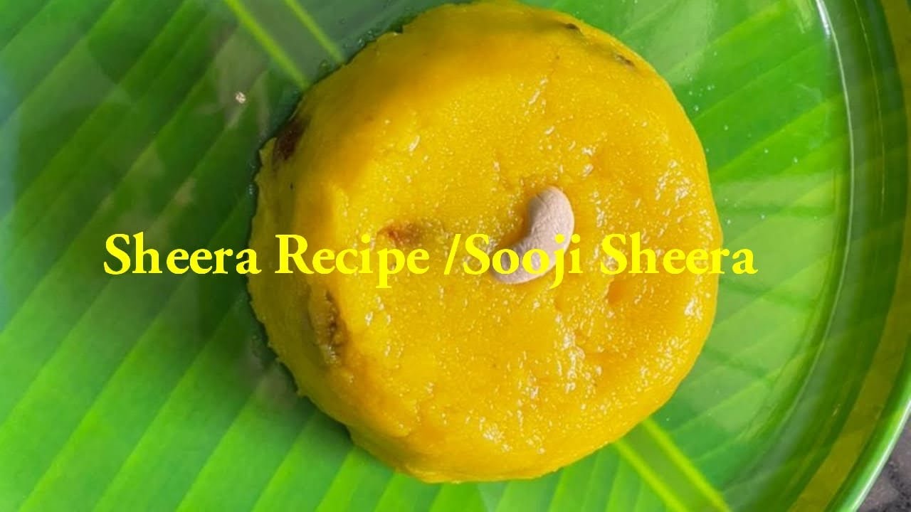Sheera Recipe /Rava Sheera Recipe /Sooji Sheera/Shirley's kitchen