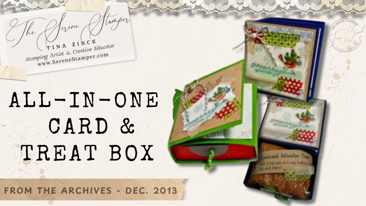 All in One Card and Treat Box