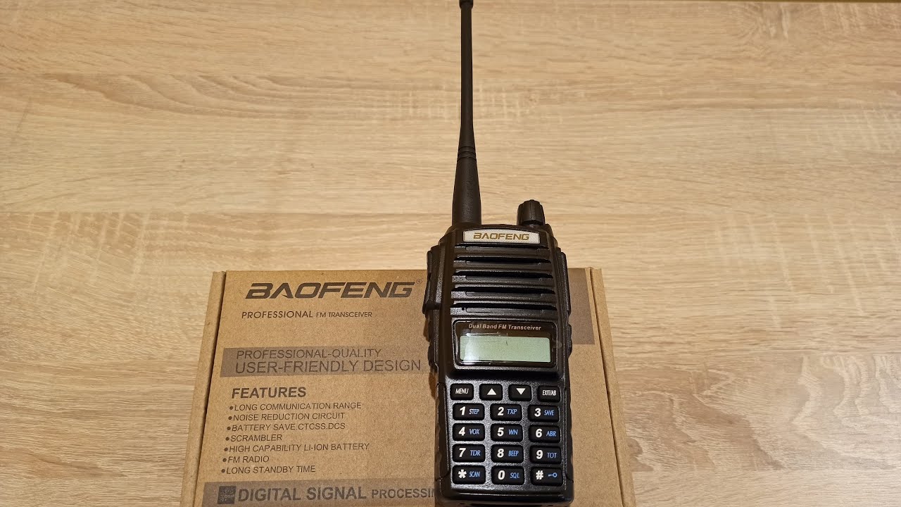 Radiotelefon BAOFENG UV-82 HT Prezentacja Unboxing #hamradio #pmr #walkietalkie #baofeng #hobby