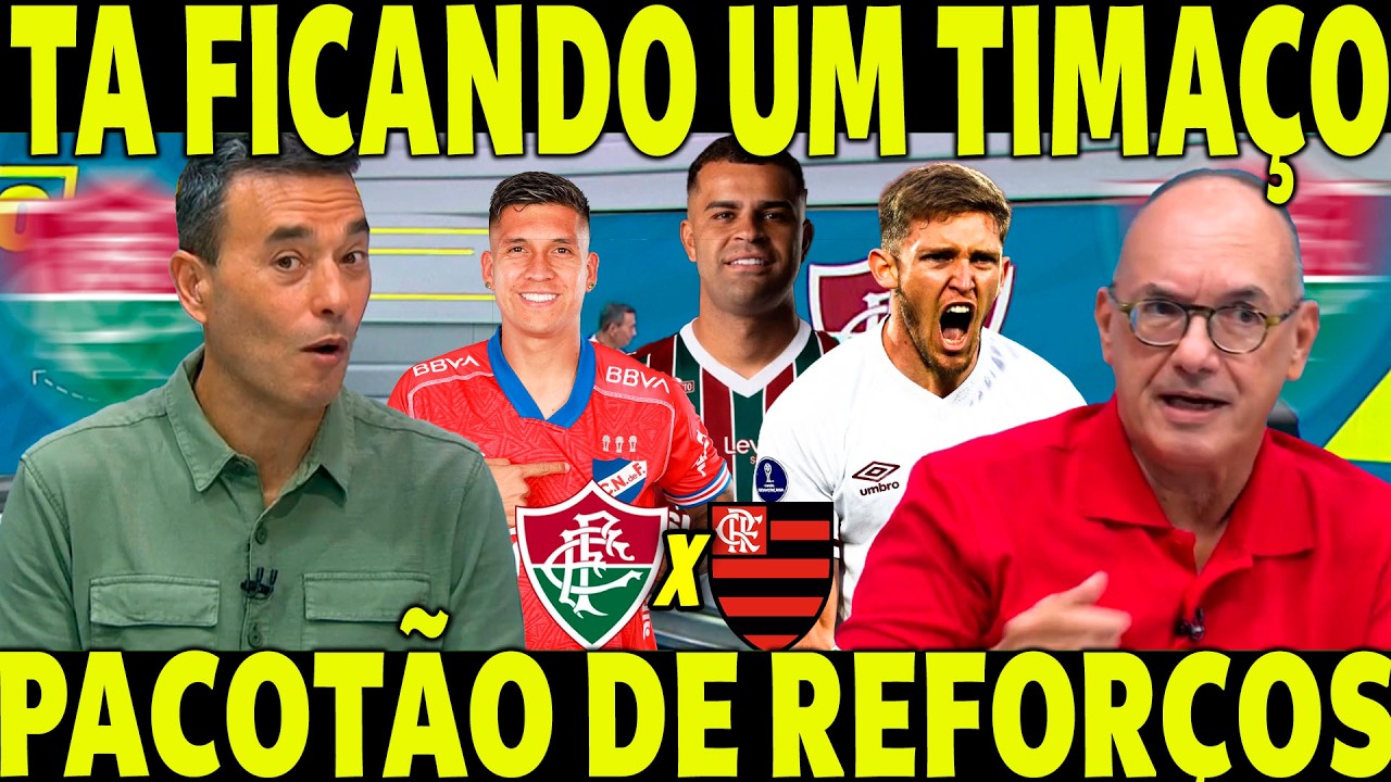 FLUZÃO TÁ FICANDO UM TIMAÇO! PACOTÃO DE REFORÇOS NO FLUMINENSNE! MIDIA PROJETA FLAXFLU!