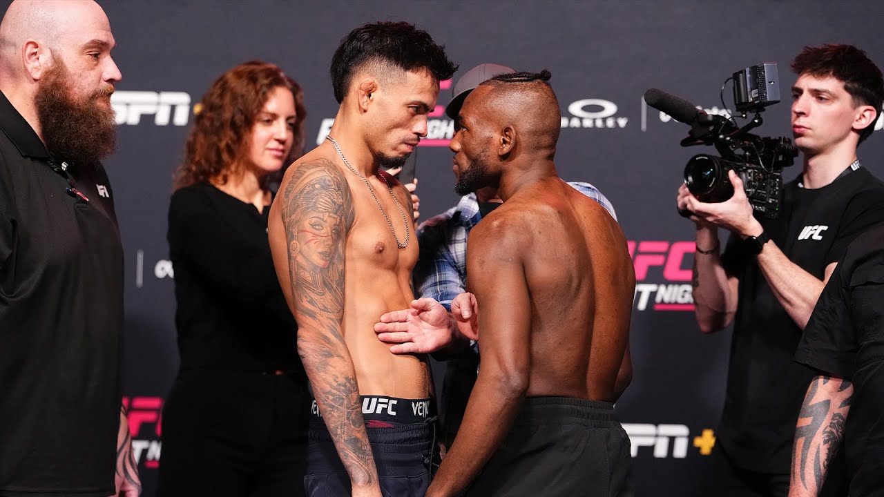 Face-off at the Weigh-in | UFC Vegas 112: Royval vs. Kape