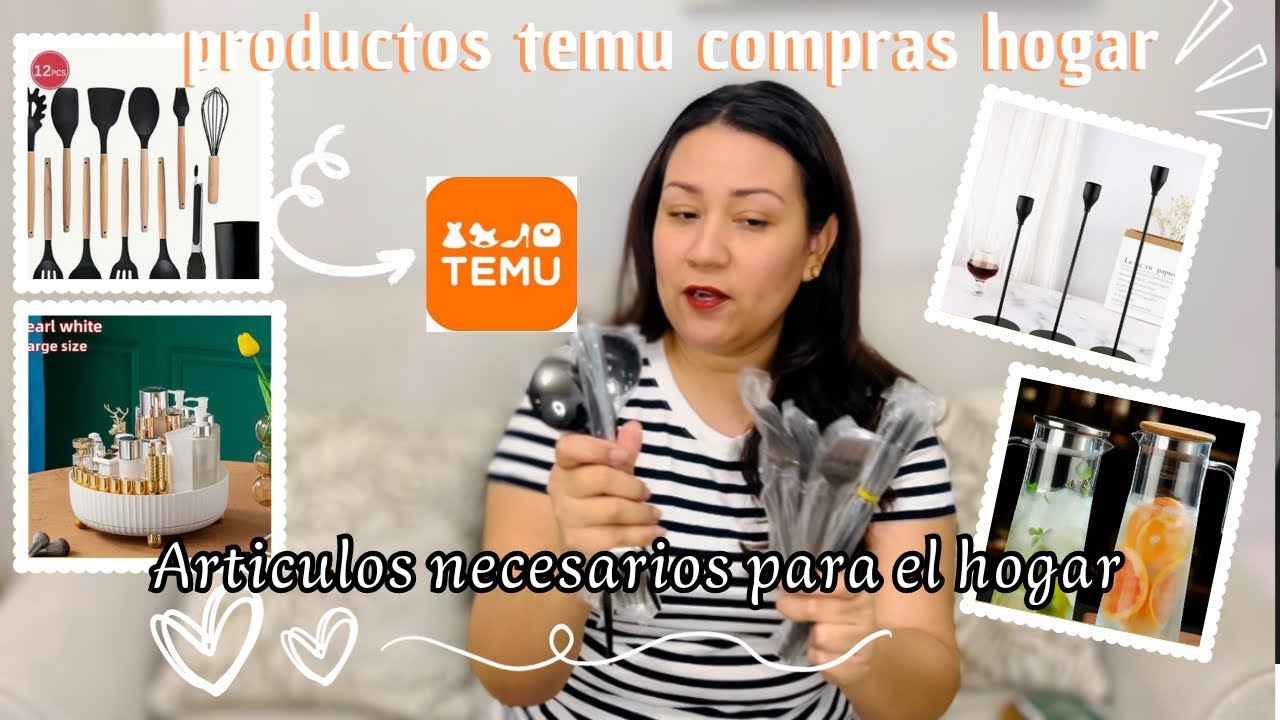 COMPRAS TEMU HOGAR|Con estos productos decora tu #casapequeña con Temu|compras para el hogar