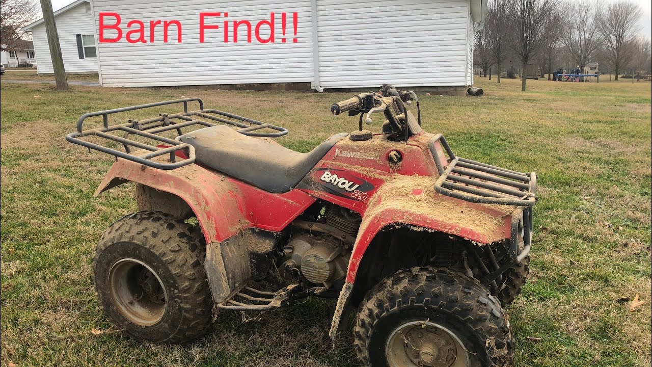 Barn Find Kawasaki Bayou 220, Will It Run Again?