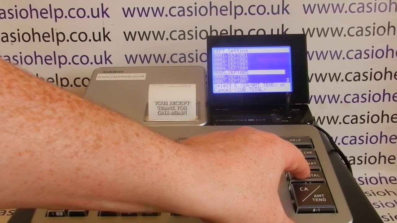 E026 Enter Condiment Preperation PLU Error How To Fix Casio SR-S500 / SR-S4000 / PCR-T540 / SR-S820