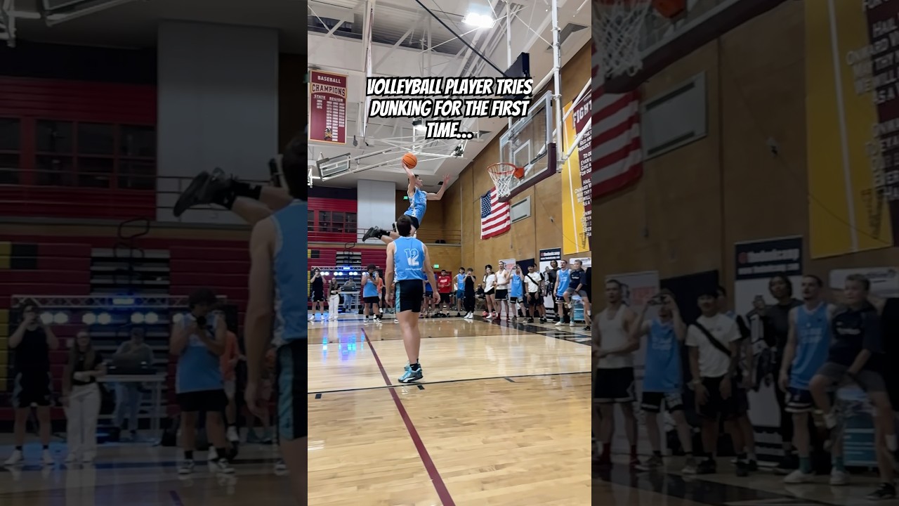 Volleyball Player Dunk! Isaiah Espinoza