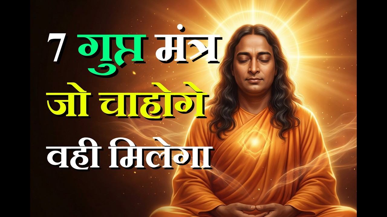 परमहंस योगानंद के 7 ऐसे मंत्र जो आपकी ज़िंदगी बदल देंगे | #paramahansayogananda #spritualawakening