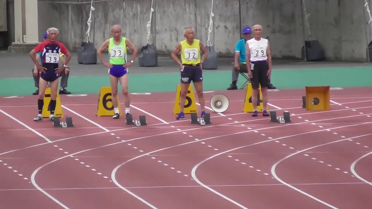 第39回全日本マスターズ陸上100m走Mioo～M75歳