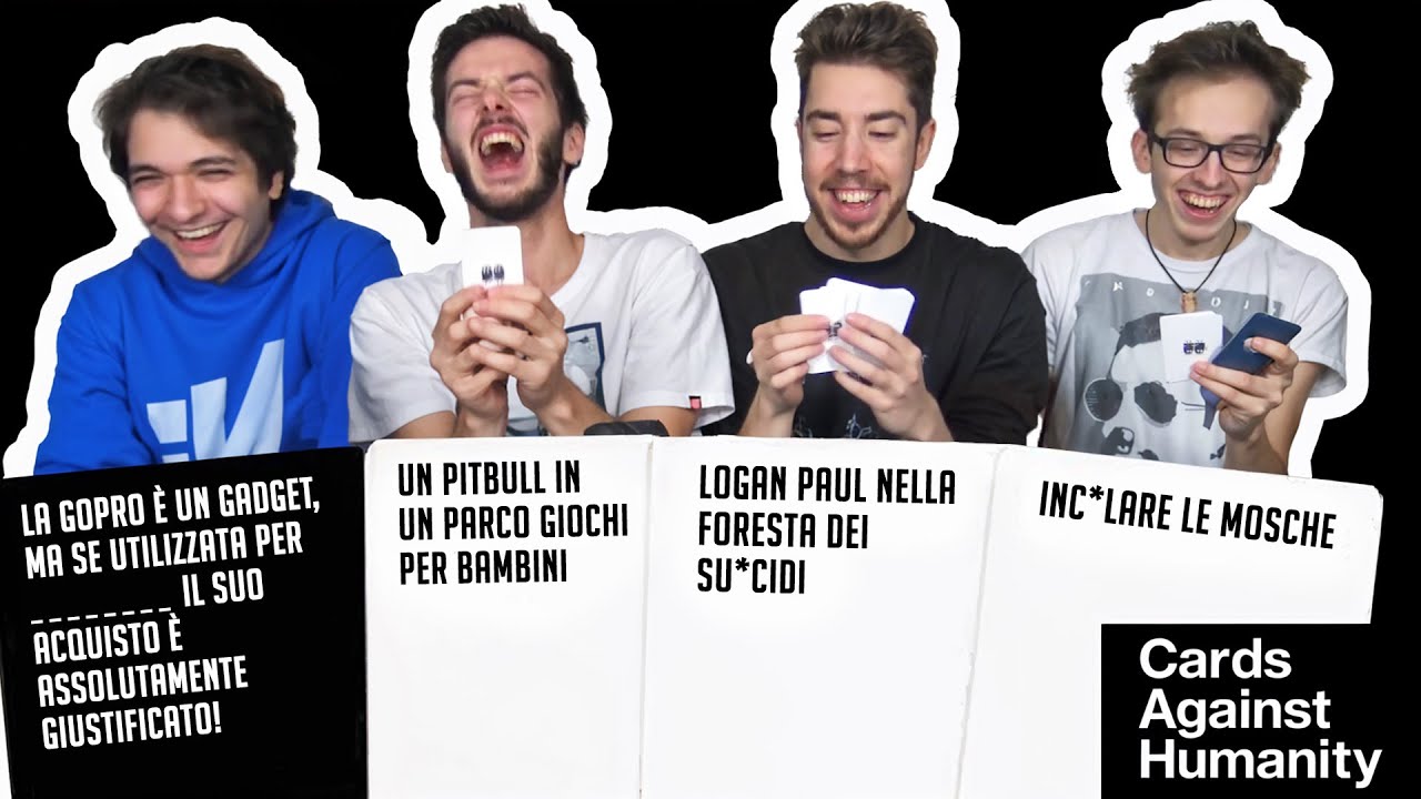 CARDS AGAINST HUMANITY CON LE NOSTRE CARTE PERSONALIZZATE!