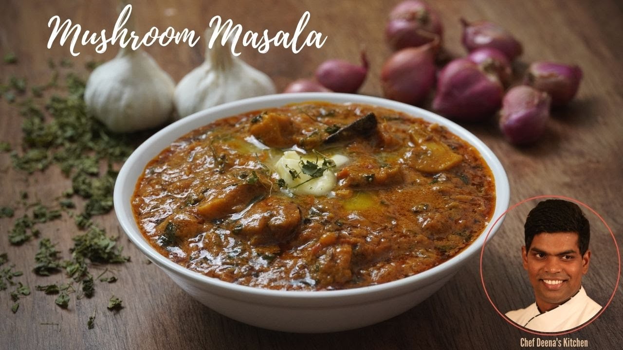 Mushroom Masala Recipe in Tamil | How to Make Mushroom Methi Masala | CDK#309 | Chef Deena's Kitchen