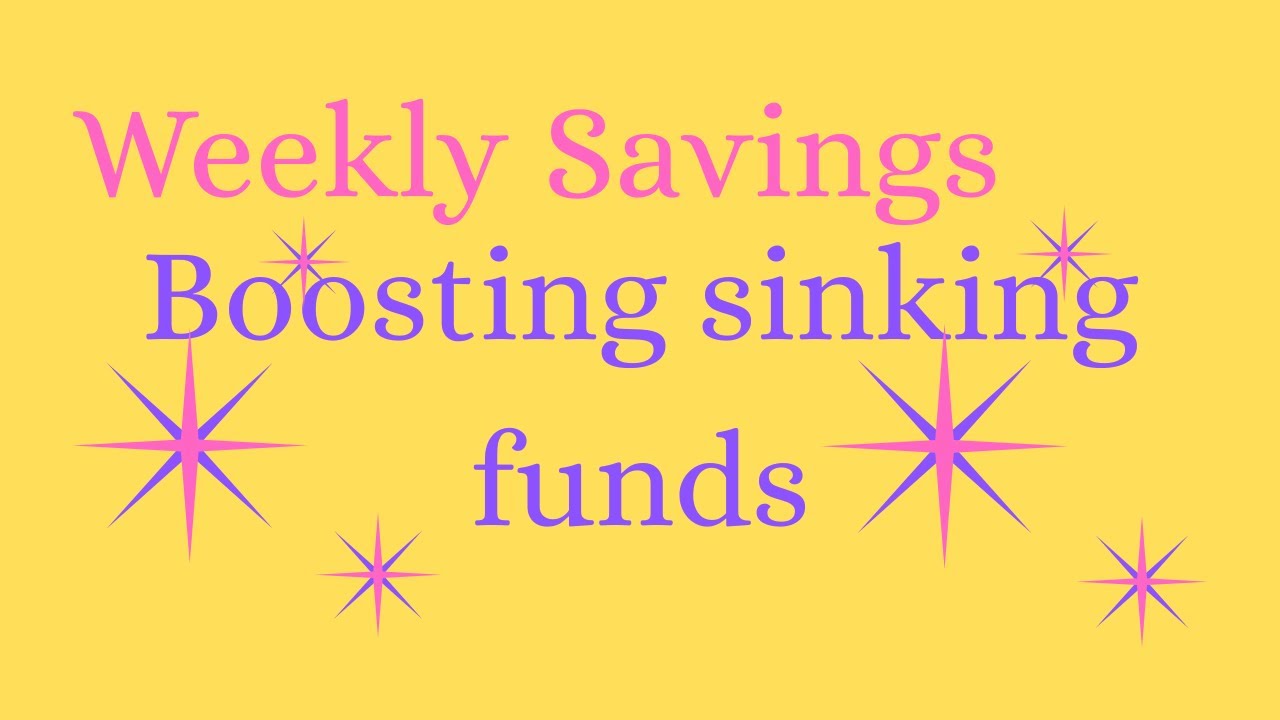 ⭐️Weekly Savings Boosting Sinking Funds⭐️ Saving £25  #lowbudget 
