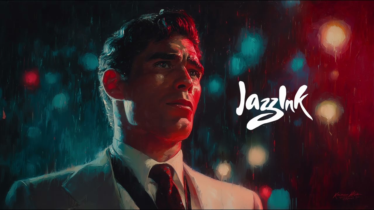 1950s New York Rain - 3 Hours of Dark Noir Jazz for Late Night Focus & Study