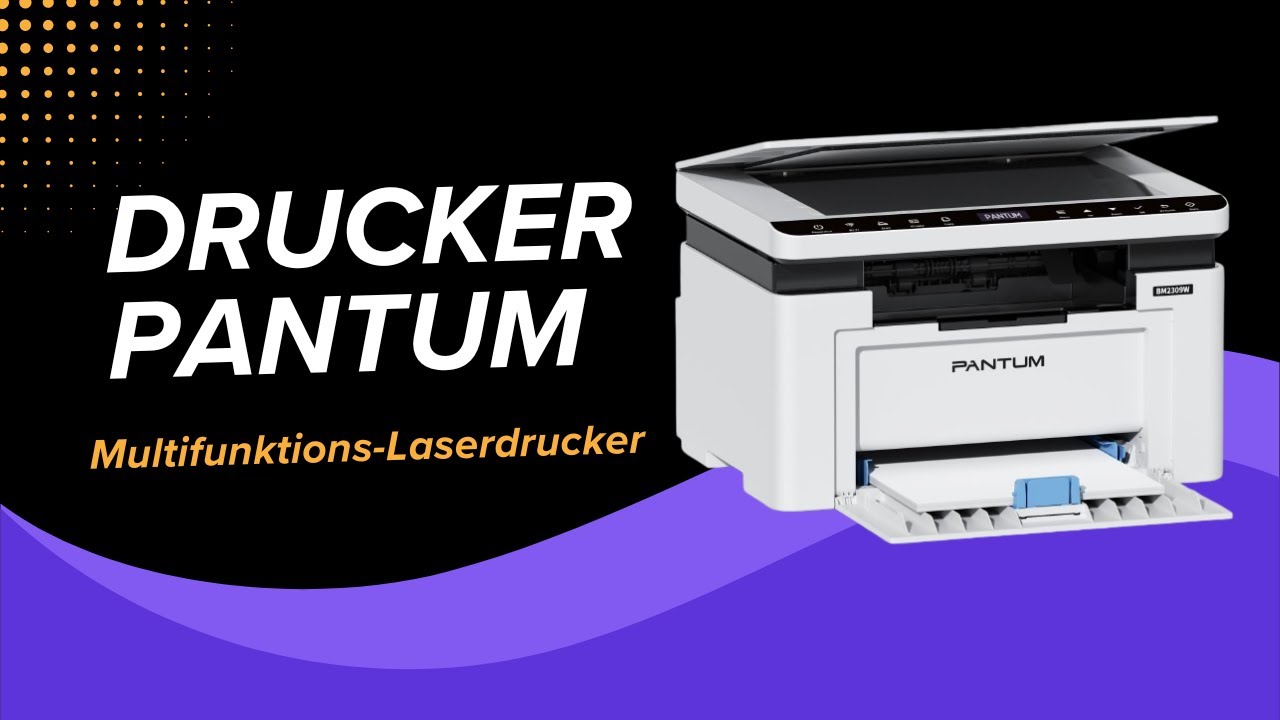 Pantum BM2309W 3in1 Laserdrucker 🖨️  WLAN, AirPrint, Mopria  Schwarz-Wei&szlig;, 20 SMin, A4, Duplex