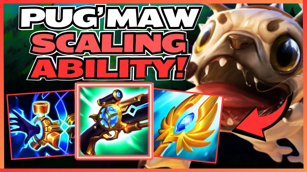 KOG'MAW INSANE ULTIMATE DAMAGE WITH CRAZY AP SCALING RATIOS!!!