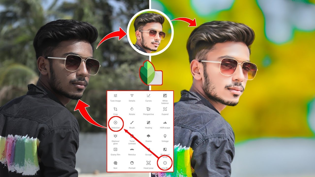 Snapseed Oil Paint Face Smooth Photo Editing Tutorial | Oil Paint Photo Editing | HD Blur Background