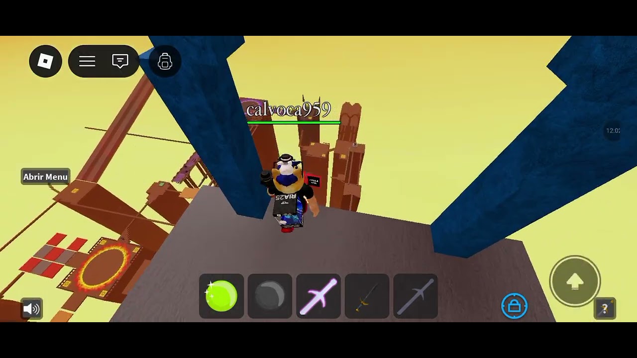 Tentando ficar o mais forte do servidor /roblox 