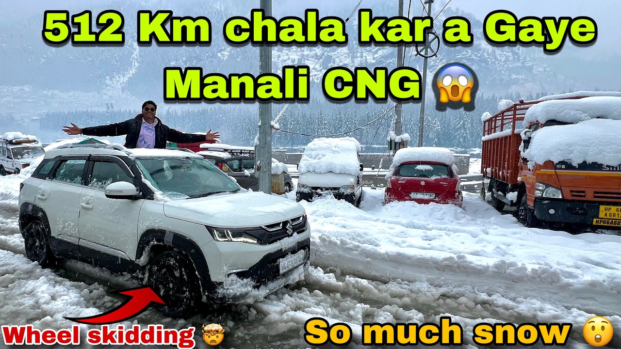 🚗 CNG Brezza Snow Test EP-2 ❄️ 2 Feet बर्फ में स्टक! Fail या Pass? 😱 Extreme Off-Road Challenge!